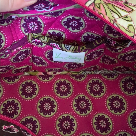 Vera Bradley Very Berry Paisley purse and tech case - Picture 5 of 10